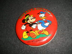 ＠＠レア 貯金箱　昭和レトロ　ディズニーMICKEY ＆DONALD　NICHITEN 　壁掛け貯金箱　金属製品　金属　インテリア　雑貨　アンティーク　