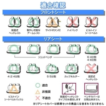 シートカバー アコード CF3 CF4 CF5 CL1 CL2 CL3 ポリエステル 前後席 5席セット 被せるだけ ホンダ LBL 選べる6色_画像7