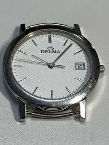 A253 腕時計　DELMA/デルマ　467.306　SWISS MADE ホワイト文字盤　フェイス直径約3.3㎝　本体のみ