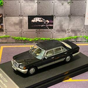  die-cast car model 1/64 minicar black black Mercedes Benz Mercedes Benz S-class 560SEL W126 new goods free shipping collection 