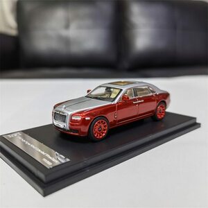 ダイキャストカーモデル 1/64 ミニカー 赤 レッド Rolls Royce Ghost ロールスロイス ゴースト 新品送料無料 コレクション TOY おもちゃ