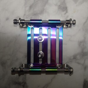 後付セフ用チタンカラーループ+スライダー付きビットホルダープレート(2段)