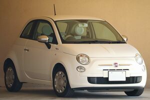 【 極上vehicle 】 ２０１４ｙ Fiat ５００ １．２ ポップ After-marketNavigation ＴＶ