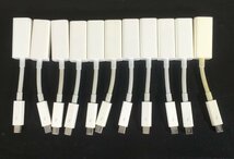 【埼玉発】※ジャンク品※【Apple】Apple純正　Thunderbolt　ギガビットEthernetアダプタ　A1433　★11個セット★　(9-3385)_画像1