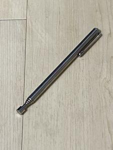 未使用 ピックアップツール ペンシルタイプ 磁石付き 伸縮式 マグネットペン 長さ調節可能14cmから55cm クリップ付 ネジ拾い ペン型