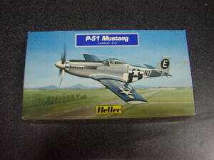 難有 プロペラ折れ　Heller 1/72 P-51 Mustang 　 プラモデル