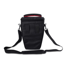Sa1685: デジタル 一眼 レフ カメラ バッグ ケース カバン 防水 カメラケース カメラバッグ 鞄 黒色 赤色 収納 ソフトバッグ_画像3