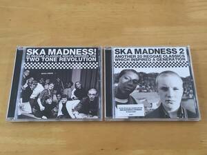 Ska Madness 1+2 輸入CD 2枚set Rocksteady Skinhead Reggae Pioneers Symarip Millie Maytals Desmond Dekker Ethiopians Jackie Edwards