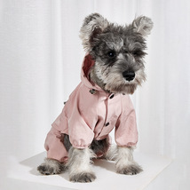 犬服　レインコート　レインウェア　ピンク　Mサイズ_画像3