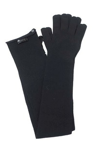 [ unused ][ new old goods ]ARMANI COLLEZIONI Armani ko let's .o-ni glove knitted autumn winter long gloves 