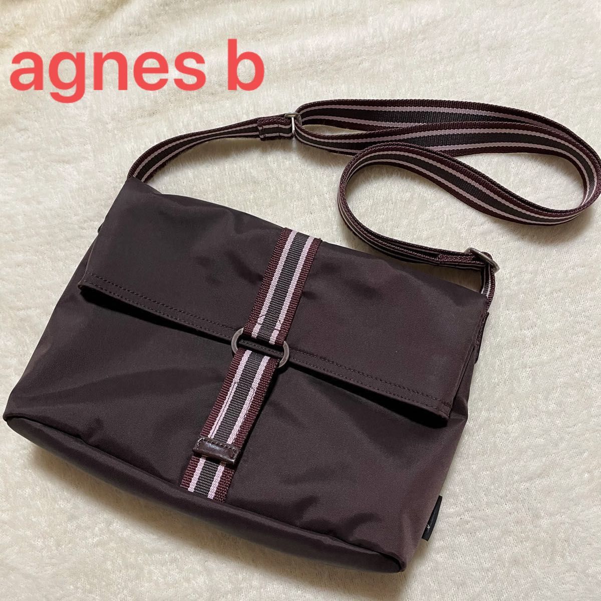 PayPayフリマ|agnes b アニエスベー バッグ ショルダーバッグ ...