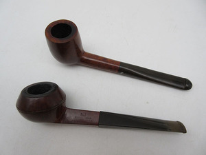 ★sr0640　木製パイプ　2点セット　PETERSON'S　KILDARE　25　Roland　T52　喫煙具　喫煙パイプ　ヴィンテージ　コレクション　送料無料★