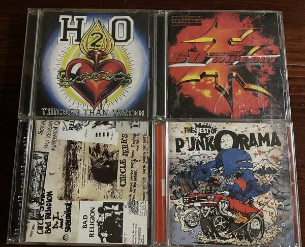 -送料無料- H2O BAD RELIGION Atari Teenage Riot PUNK O RAMA 60 second wipe out all ages Thicker Than Water