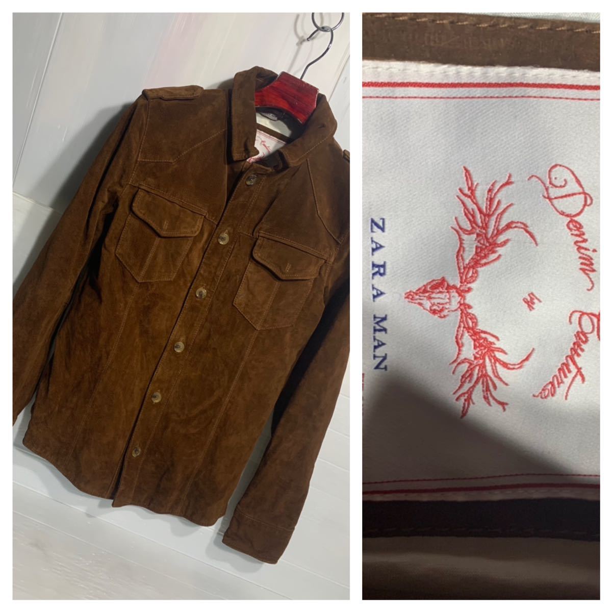 2023年最新】Yahoo!オークション -zara スエード ジャケットの中古品