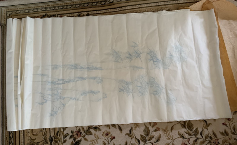 ورق رسم من الخيزران 150 × 81 16 ورقة ورق شوان ورق غان شوان ورق شيان ورق الخط الصيني, عمل فني, كتاب, آحرون