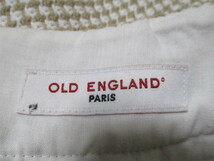 e231　オールドイングランド　OLD ENGLAND　スカート　サイズ38　白系×ベージュ系　51-8_画像6