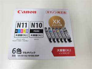 【未使用】キャノン 純正 XKI-N11XL+N10XL/6MP 6色マルチパック 大容量 期限2024.08