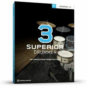 Toontrack Superior Drummer 3　v3.3.4 for Mac ドラム音楽制作ツール ＋　ライブラリー　M1/M2対応