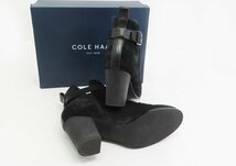 ◇【COLE HAAN コール・ハーン】スエード ショートブーツ ブラック 5 1/2 B_画像4