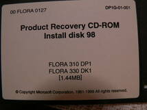 送料最安 140円 CDH73：日立リカバリCD FLORA 310 DP1/330 DK1　起動FD付き_画像2