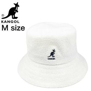 * regular goods new goods *KANGOL BERMUDA BUCKET Kangol hat bucket hat K3050ST white M size pie ru material man and woman use all season 