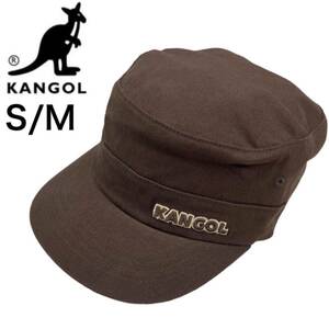 * стандартный товар новый товар *KANGOL COTTON TWILL ARMY CAP Kangol колпак Work колпак 9720BC Brown S/M размер tsu il колпак Army 