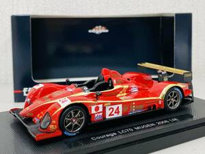 ＜絶版・未使用＞EBBRO　エブロ　1/43　COURAGE LC70 MUGEN No.24　2008 Le Mans　クラージュ　無限　ルマン