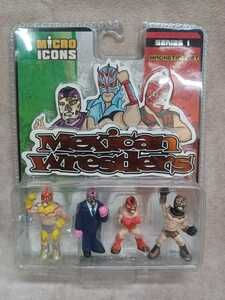 Mexican Wrestlers MICRO ICONS SERIES 1 MAGNETIC FEET フィギュア 人形 プロレス 縦約18cm×横約15cm 雑貨 奈良発 直接引取り可