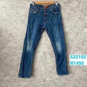 ABERCROMBIE&FITCH ブルー デニムジーンズパンツ W30 実寸 31in USA 海外輸入 古着 S221021-N1249