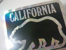 ビンテージ カリフォルニア ステッカー ホログラム Kd443_画像3