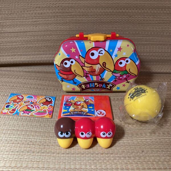 キョロちゃん缶【非売品】キョロちゃんズ おでかけ缶 チョコボール 金銀マーク集めて応募