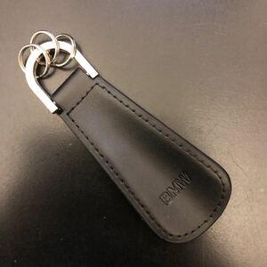  box attaching unused *BMW original cow leather made shoe horn key holder ( shoehorn )* not for sale Novelty -*