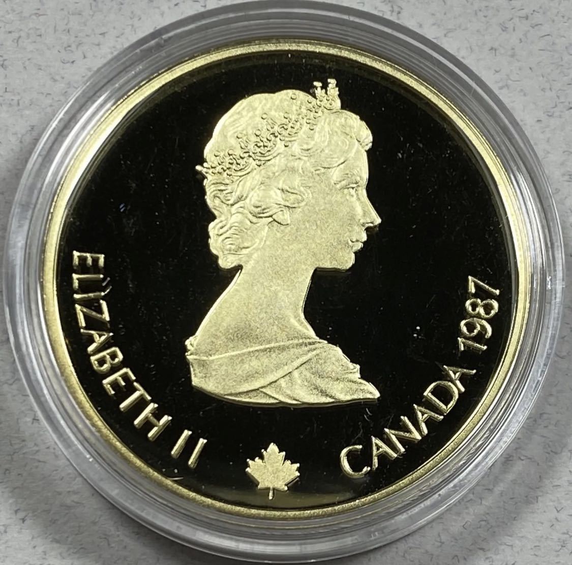 カルガリーオリンピック記念金貨 1988年 100カナダドル 記念コイン