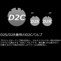 高品質 兼用タイプ D2S.D2C.D2R 純正交換用 35W 3000K.4300K.5500K.6000K.8000K.10000K.12000K 選択 2本/1セット HIDバーナー_画像4