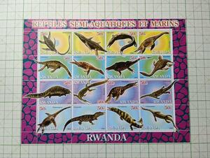 * dinosaur stamp seat foreign issue dinosaurju lachic park white ..NO.9 * cheap rare article collection re-arrival 