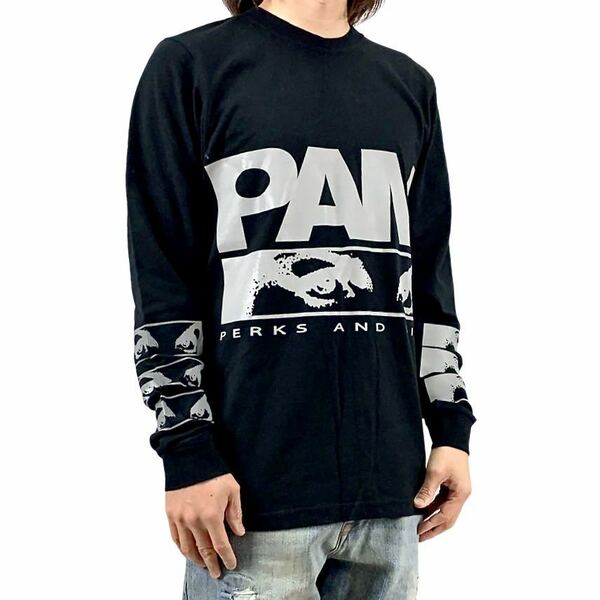 新品 パム P.A.M. PAM PERKS AND MINI リフレクター グラフィック ロゴ 前後 全面 プリント ロンT 長袖 Tシャツ オーストラリア ストリート