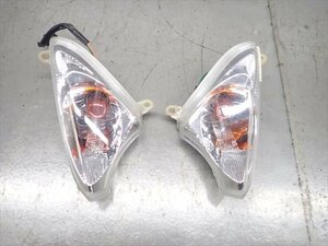 βDJ21-1 SYM シム RV125I RFGLF12W79S FI車 純正 フロントウインカー レンズ 左右 破損部有！