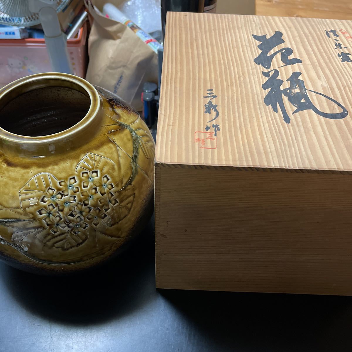ヤフオク! -三彩 花瓶(日本の陶磁)の中古品・新品・未使用品一覧
