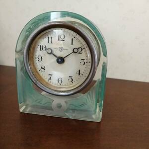  Seikosha antique hand winding put clock SEIKO operation goods 