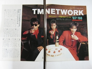 '88【 独占インタビュー 不思議の国のキラキラ 3人組 TM Network(TMN 小室哲哉) / Meiji LUCKYの広告 中森明菜 】♯