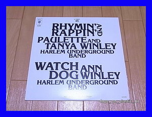 Paulette And Tanya Winley / Rhymin' And Rappin' c/w Ann Winley / Watch Dog/5点以上で送料無料、10点以上で10%割引!!!/12'