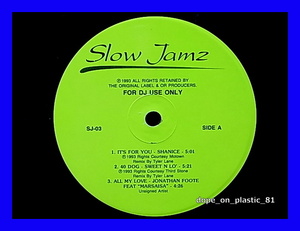 V.A./Slow Jamz-03/Shanice/Sweet N Lo'/Jonathan Foote/Zapp/Big Daddy Kane/UNV/この盤オンリー、REMIX!!!/SJ-03/5点以上で送料無料!/12'
