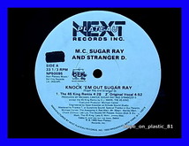 MC Sugar Ray & Stranger D / Knock 'Em Out Sugar Ray/45 King/プロモ/US Original/5点以上で送料無料、10点以上で10%割引!!!/12'_画像2