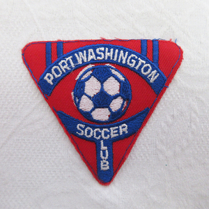 未使用！■PORT WASHINGTON SOCCER CLUB ワッペン パッチ リメイク ハンドメイド ポートワシントン サッカークラブ