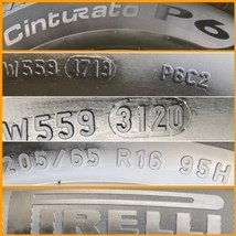 221104-01 PIRELLI CINTURATO P6 ラジアルタイヤ４本_画像7