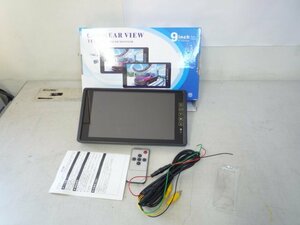 ☆CAR REAR VIEW☆TFT LCD color ｍonitor☆9inch☆カーリアービューモニター☆h05271