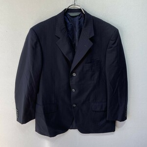 【人気】BROOKS　BROTERS　ブルックスブラザーズ　スーツ　上着　メンズM～XL相当　黒／ブラック　ジャケット　ストライプ　　K2375