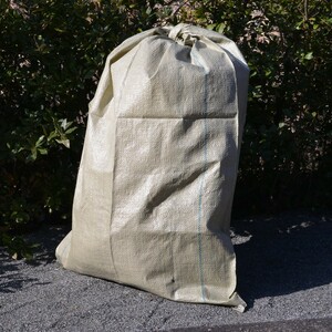 土のう袋 ミリタリーカラー PP製 口紐なし 土嚢 [ フォリアージュグリーン / 大 ] ガラ袋 がら袋 どのう サンドバック