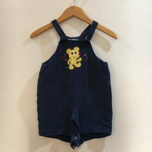 ミキハウス/MIKIHOUSE 90サイズ ロンパース クマ ワッペン 1歳半 2歳 子ども服