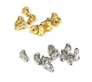 452 stainless steel earrings catch ( silicon go in )10 piece (5 set )